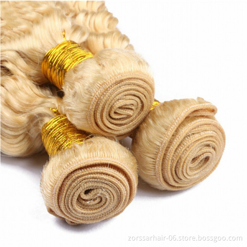 Wholesale 613 Cuticle Aligned Virgin Hair,Russian Blonde Virgin Human Hair Bundle,40 Inch Blonde Brazilian Human Hair Extension